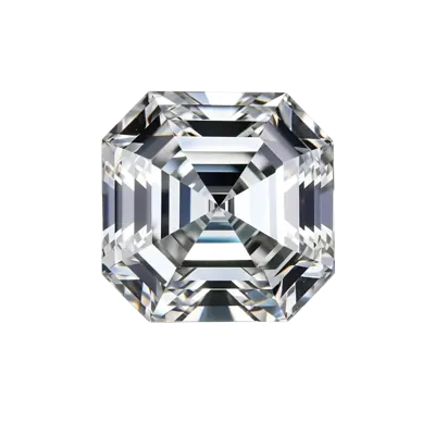 Asscher cut lab-grown diamond